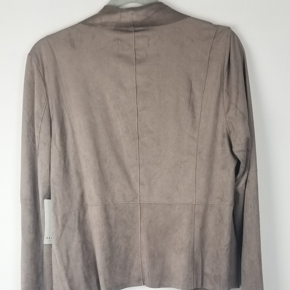 Bagatelle Faux-Suede Draped Jacket - Picture 7 of 9